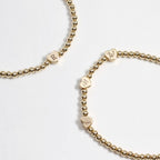 Custom Heart Beaded Bracelet