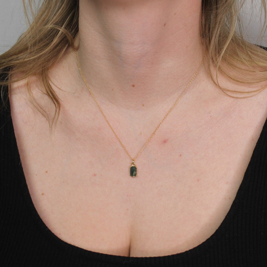 Moss Agate Necklace