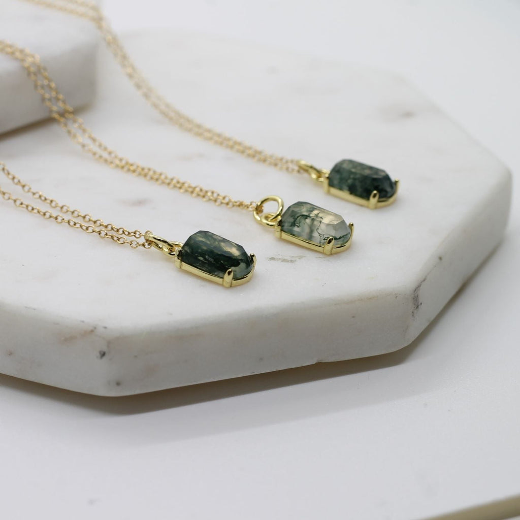 Moss Agate Necklace