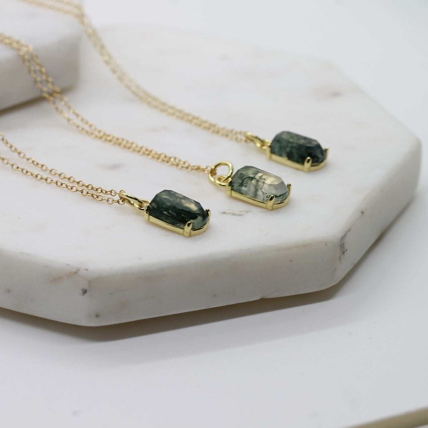 Moss Agate Necklace