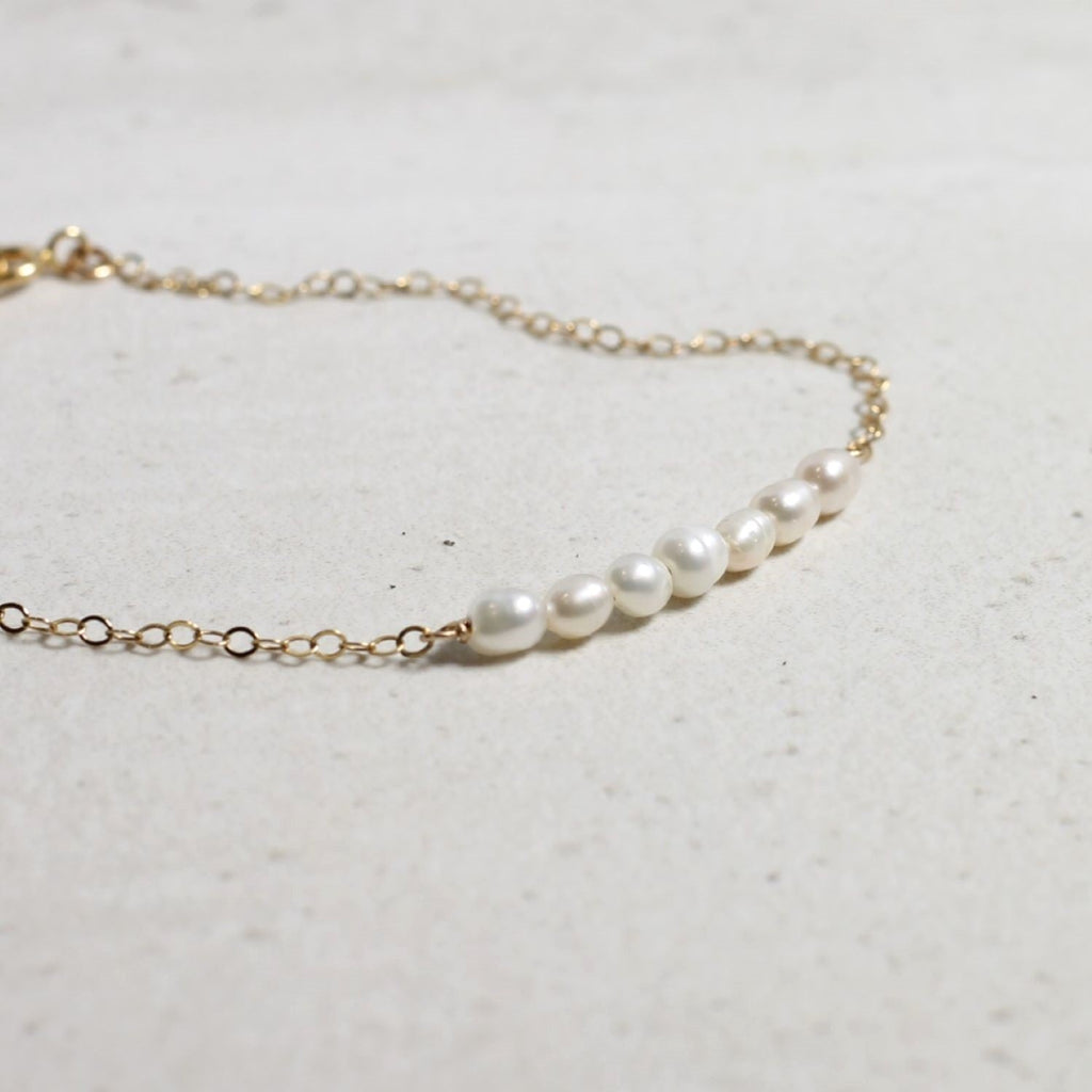 Pearl Bar Beaded Bracelet