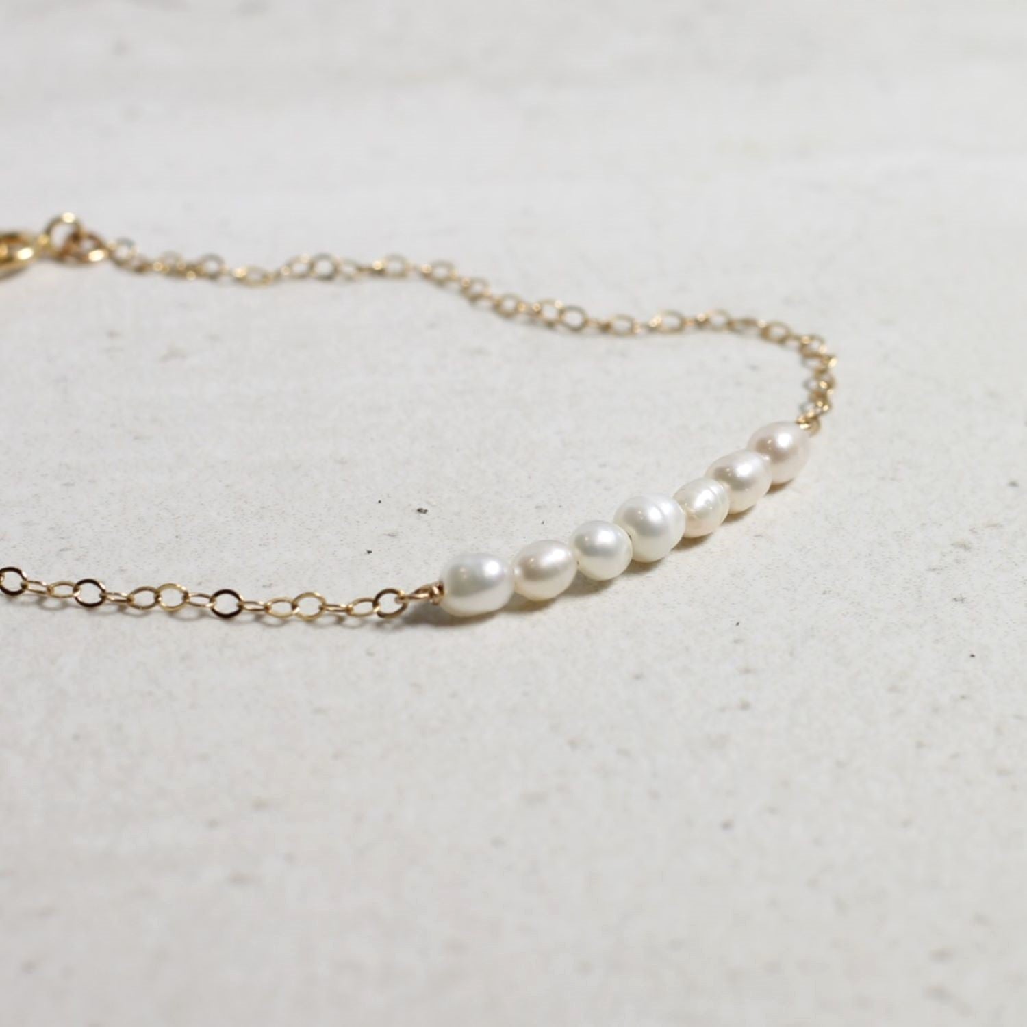 Pearl Bar Beaded Bracelet