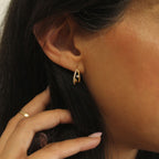 Wishbone Crystal Earrings